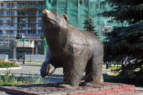 Государственная скульптура медведя из бронзы презентация ручная работа