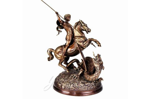 Красивые скульптуры Солдата с лошадью из бронзы на постаменте для дома в искусстве для дома
