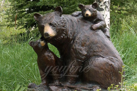 Романская скульптура Три Медведя из меди человека в истории скульптуры в царском селе