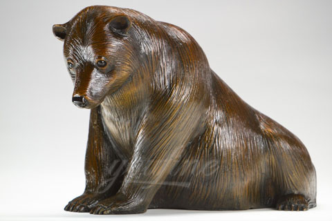 Храбрая скульптура Медведя из бронзы в искусстве для продажи