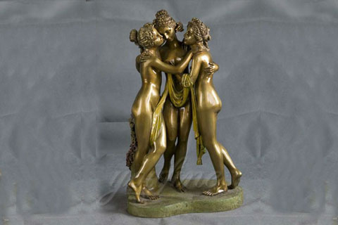 Заказать скульптуру Три Грации из бронзы в скульптуре для декора