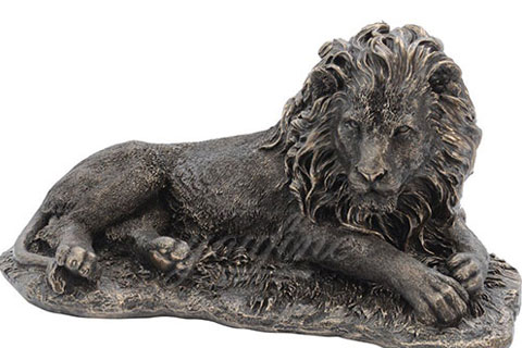 Скульптура Лежа со львами на улице для декора