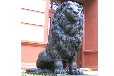 Скульптура лев сидит на улице для продажи