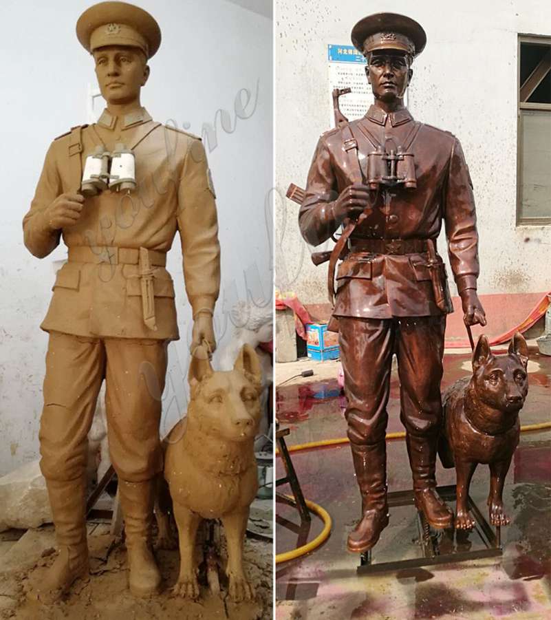 статуя военного солдата