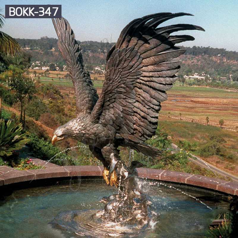 Купите большую напольную бронзовую статую животного Орла для сада BOKK-347