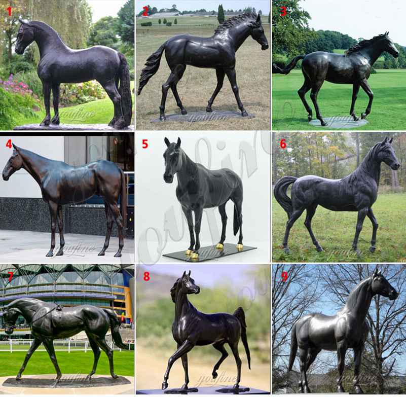 статуи лошадей в натуральную величину для продажи