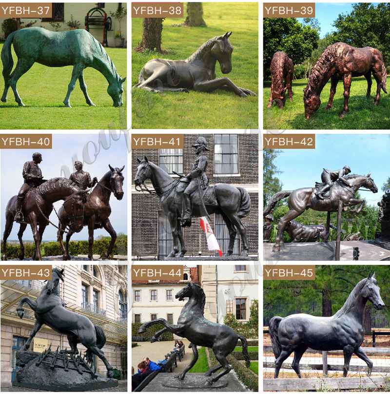 Бронзовая статуя лошади для продажи