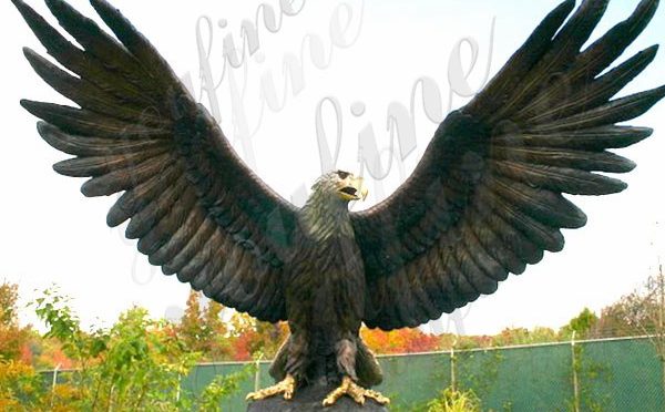 Купите большую бронзовую напольную статую орла от поставки фабрики