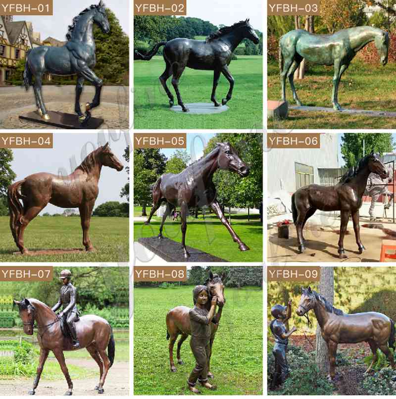 Бронзовая статуя лошади для продажи