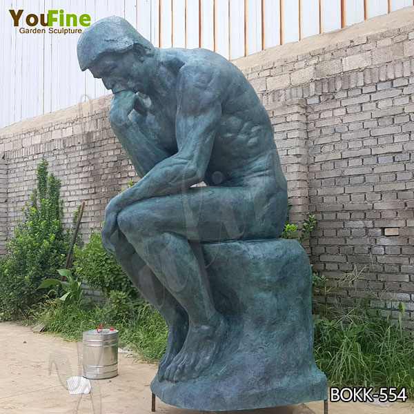 Знаменитый Роден Мыслитель бронзовая статуя реплика для продажи BOKK-554