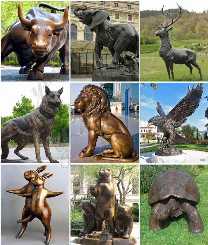 бронзовая скульптура медведя
