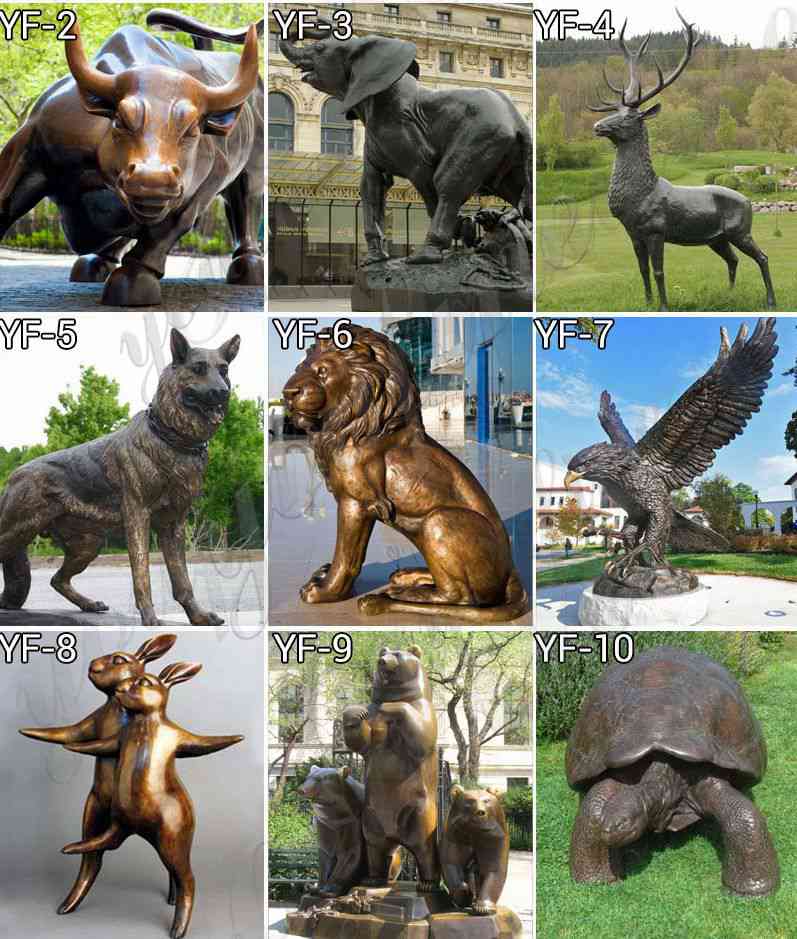 бронзовая скульптура медведя