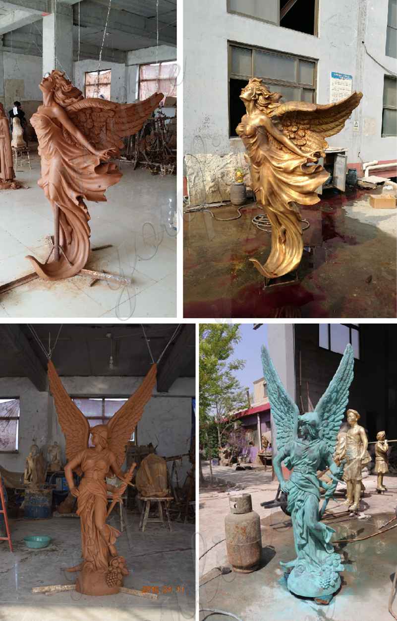 статуи ангелов на открытом воздухе