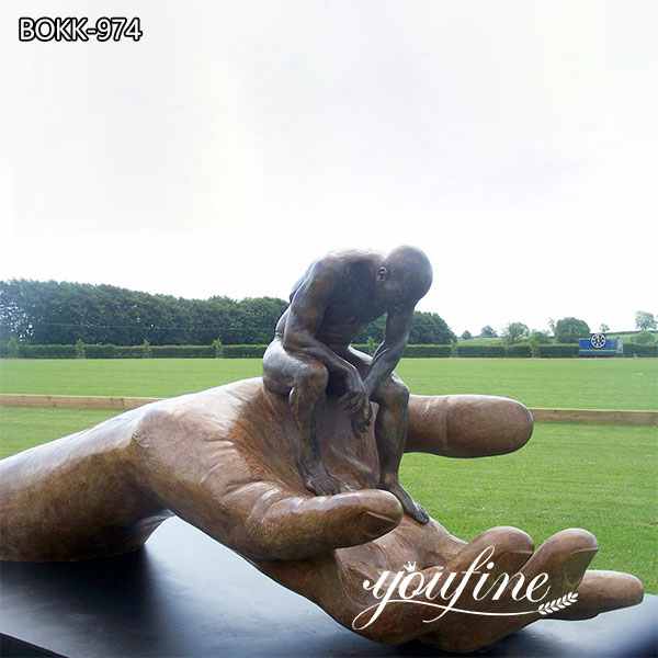Большая Бронзовая Статуя Руки Бога Скульптуры Лоренцо Куинна для продажи BOKK-974