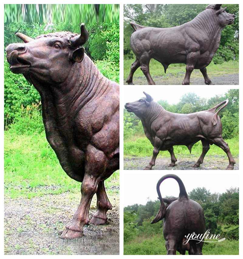 Copper Bronze Bull Statue